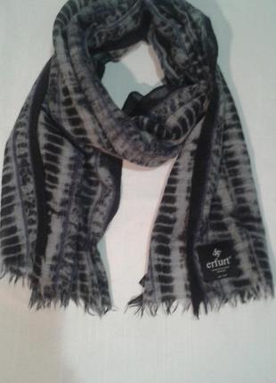 Вовняна Шаль erfurt luxury ткана накидка шарф оригінал+300 шарфів на сторінці2 фото
