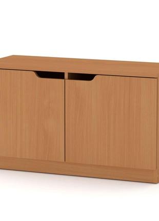 Распашная тумба для обуви то-13