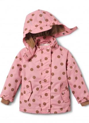 Розкішна дитяча куртка, дощовик, вітровка на флісі для дівчинки від tchibo (чібо), німеччина, 98-1283 фото
