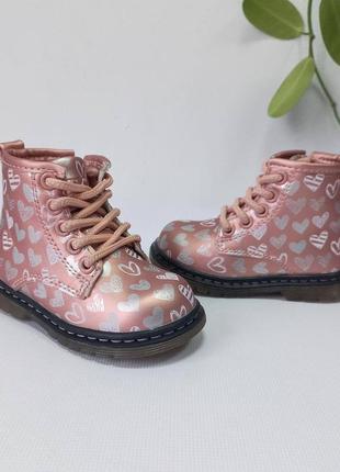 Дитячі демі черевики 💗 для дівчинки р21-265 фото