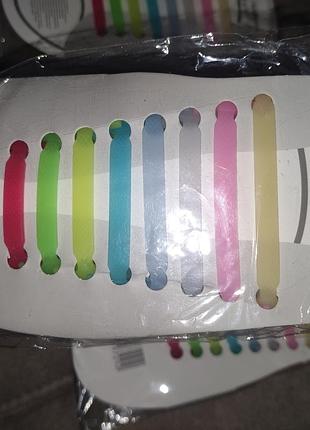 Шнурки стліконові, еластичні