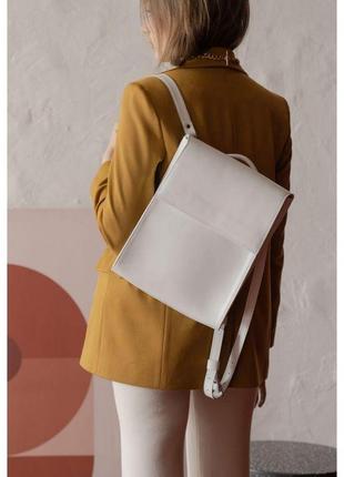 Стильний жіночий рюкзак жіночий білий рюкзак tammy міський жіночий рюкзак, білий