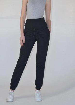 Штани демісезон для вагітних sara штани для вагітних колір чорний
