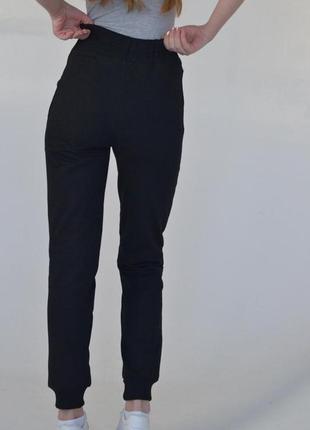 Брюки демисезон для беременных sara штаны для беременных цвет черный6 фото