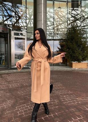 Осеннее пальто, сухое пальто,кашемировое пальто,кашемировое пальто, женственное пальто,женское пальто на осень3 фото