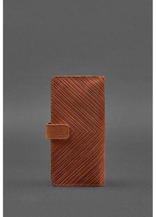 Кожаное женское портмоне инди коричневое красивое женское портмоне премиум класса стильный женский кошелек4 фото