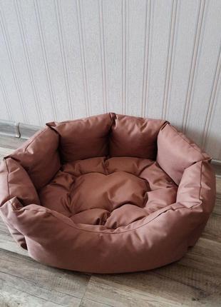 Лежак для собак 45х55 см лежанка для невеликих і маленьких собак колір моко8 фото