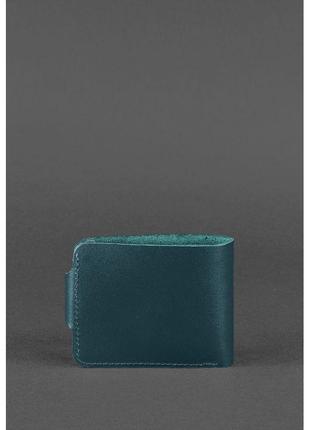 Зручне портмоне з натуральної шкіри зелене якісний гаманець преміум класу стильний жіночий гаманець4 фото