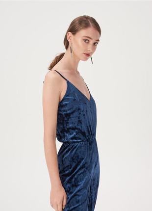 Оксамитовий комбінезон велюровий ромпер zara sinsay бархатный комбинезон новый ромпер с брюками