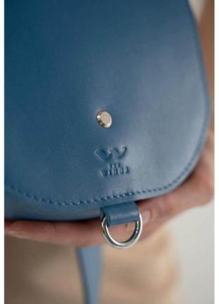 Красивая женская сумка с шлейкой для носки на плече женская кожаная сумка ruby s ярко-синяя модная сумочка8 фото
