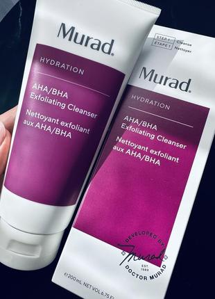 Murad aha/bha exfoliating cleanser засіб для очищення шкіри з кислотами