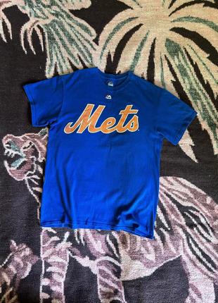 Majestic mets футболка спортивная оригинал бы у
