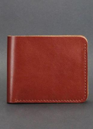 Зручне чоловіче портмоне з натуральної шкіри красивий гаманець чоловічий чоловіче шкіряне портмоне коричневе5 фото