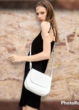 Жіноча сумочка rose біла1 фото