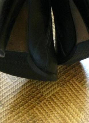 Шкіряні чоботи зимові цигейка ❄️ 39р6 фото