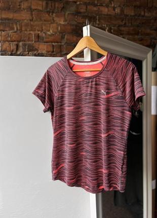 Puma drycell women’s full printed short sleeve sport t-shirt жіноча, спортивна футболка