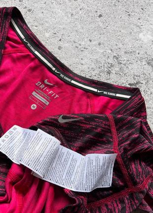 Nike dri-fit women’s full printed short sleeve sport t-shirt жіноча, спортивна футболка9 фото