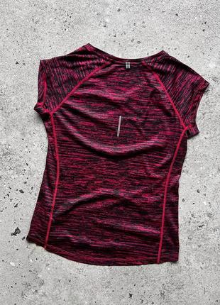 Nike dri-fit women’s full printed short sleeve sport t-shirt жіноча, спортивна футболка7 фото