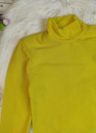Женский гольф сетка cinemone желтый водолазка размер xs 422 фото
