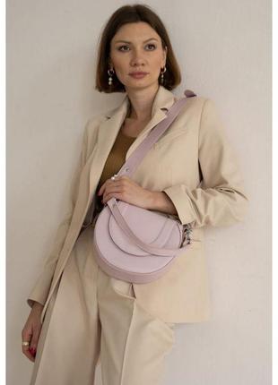Женская кожаная сумка mandy пудровая стильная женская сумка из натуральной кожи женская сумка через плечо4 фото