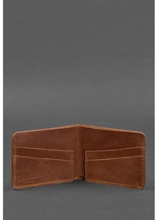 Мужское кожаное портмоне светло-коричневое классическое мужское портмоне красивый мужской кошелек люкс класса2 фото