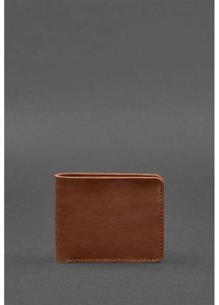 Чоловіче шкіряне портмоне світло-коричневе класичне чоловіче портмоне красивий чоловічий гаманець люкс класу