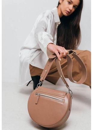 Жіноча шкіряна сумка mandy бежева жіноча шкіряна сумка бежева жіноча сумка5 фото