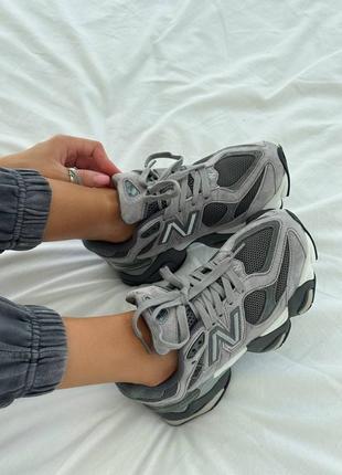 Женские кроссовки new balance 9060 grey