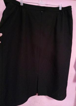 Строгая черная юбка, размер 285 фото