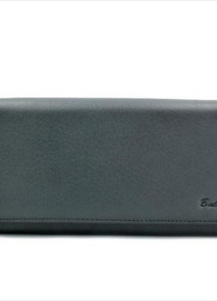 Жіночий шкіряний гаманець темно-сірий гаманець преміум класу сучасний якісний гаманець для дівчини2 фото
