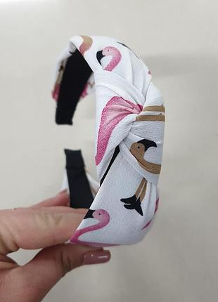 Обруч обідок біла чалма