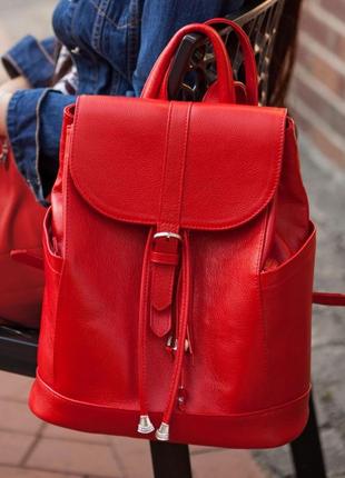 Яркий женский рюкзак люкс класса красивый женский кожаный рюкзак кожаный женский...
