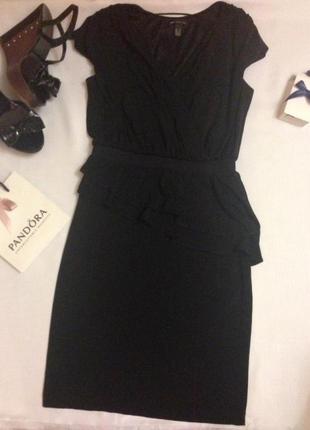 Очень красивое черное миди  платье от хорошего бренда2 фото