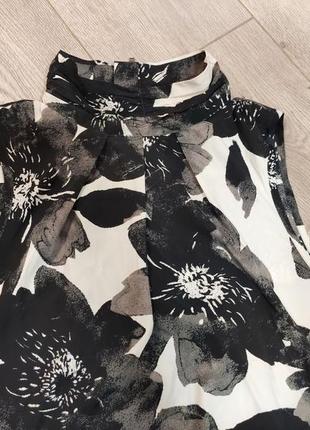 👠 блуза next ( floral print ) / s-m size3 фото