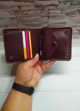 Жіночий шкіряний гаманець-портмоне9 фото