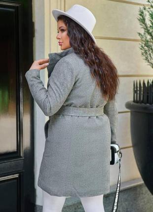 Жіноче зимове пальто великого розміру(50-56)4 фото