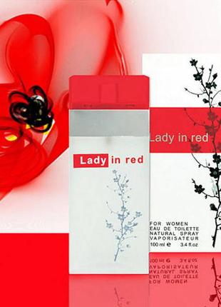 Туалетная вода для женщин lady in red tm aromat 100 мл