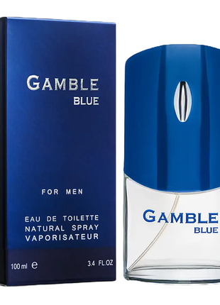 Туалетна вода для чоловіків gamble blue tm aromat 100 мл