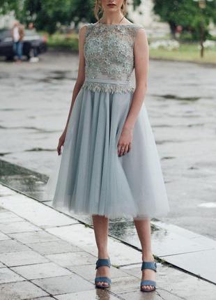 Випускна/вечірня сукня, ідеальний стан, нове, міді