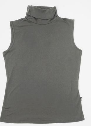 Тонкий гольф, водолазка без рукавів.