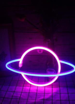 Ночной светильник neon lamp series   — ночник jupiter pink