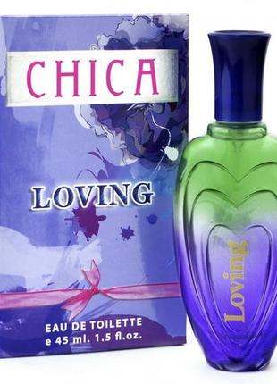 Туалетная вода aroma parfume chica loving 45 мл