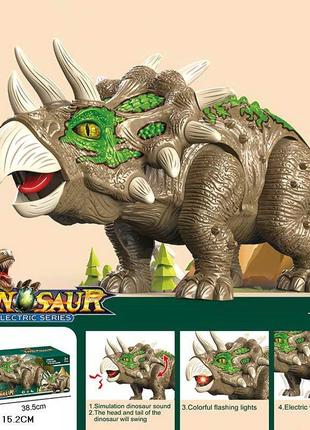 Игрушка животное динозавр арт. 904a (42шт/2) батар, свет, звук, р-р игрушки 37*14*15 см, короб. 38,5*14,9*15,2