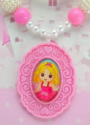 Детское украшения lovely princess розовый набор украшений для девочек детский браслет детское кольцо 5