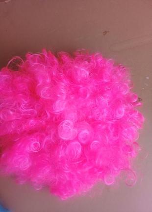 Костюм-кабель клоуна в рожевому перуку9 фото