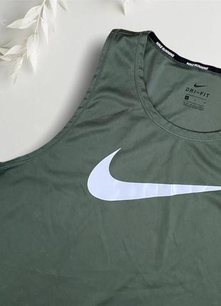 Майка борцовка nike running найк хакі3 фото