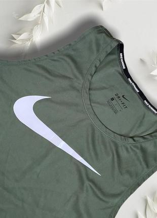 Майка борцовка nike running найк хакі4 фото