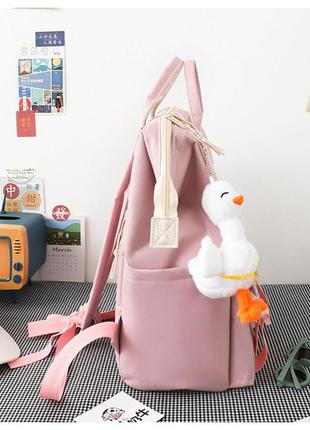 Шкільний підлітковий рюкзак в наборі 5в1 з шопером, косметичкою та пеналом для дівчинки fashion3 фото
