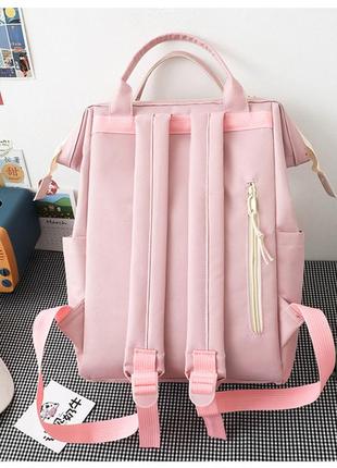 Шкільний підлітковий рюкзак в наборі 5в1 з шопером, косметичкою та пеналом для дівчинки fashion9 фото