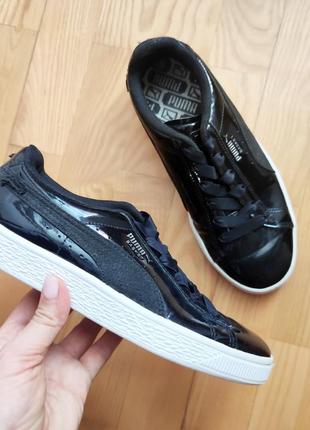 Черные кроссовки puma basket 362 фото